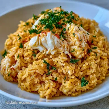 Thai Crab Fried Rice for 4 Servings Recipe Card