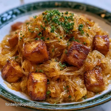 Tofu Pad Thai in 35 Minutes Recipe Card