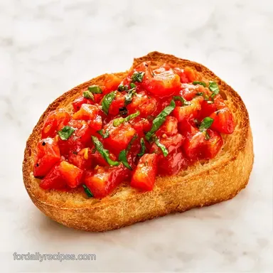 Tomato Bruschetta in 30 Minutes Recipe Card