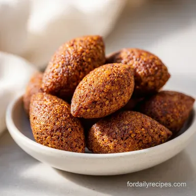 Kibbeh Recipe: Traditional Lebanese Baking Recipe Card