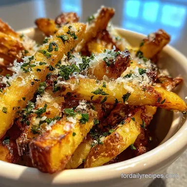 Truffle Fries Recipe: Crispy Baked & Delicious