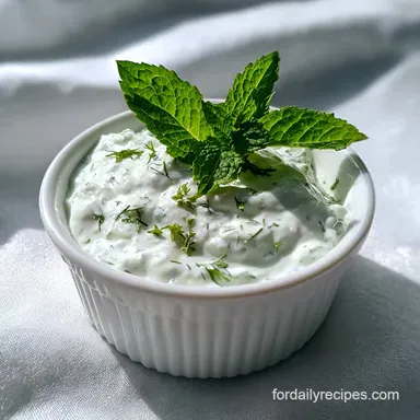 Tzatziki Sauce Recipe for Gyros - Authentic Greek Flavor