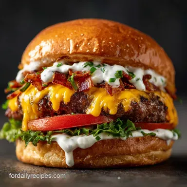 Crack Burger: The Ultimate Smash Recipe with Addictive Ranch Sauce