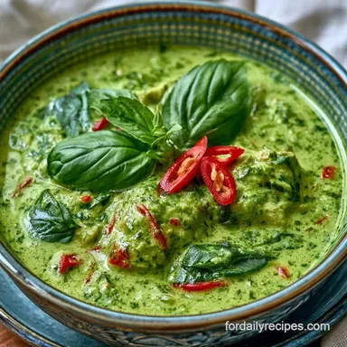 Vegan Thai Green Curry in 35 Minutes