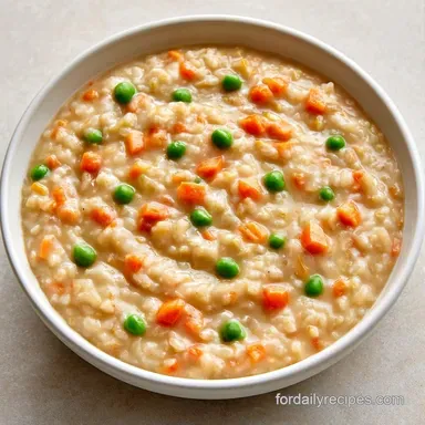 Vegetable Cream of Wheat for 6 Servings Recipe Card
