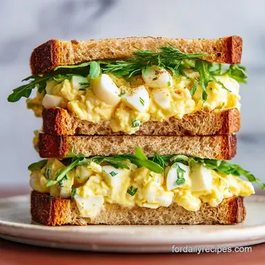 Egg Salad Sandwich Recipe: Silky Texture in 20 Minutes