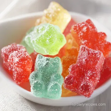 Viral Frozen Gummy Bears with Sprite Recipe Card