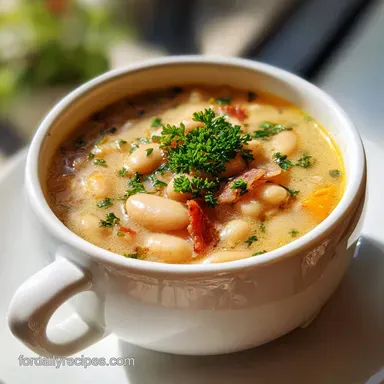 White Bean Soup Recipe: Creamy & Vegan in 45 Minutes Recipe Card