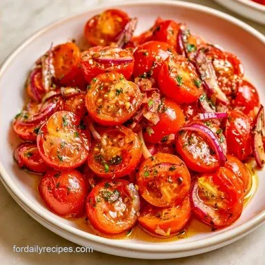 Marinated Tomatoes in 10 Minutes