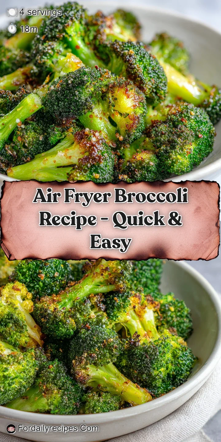 Close-up of tender-crisp broccoli with golden edges, glistening with olive oil and seasonings. Appetizing, healthy side dish.