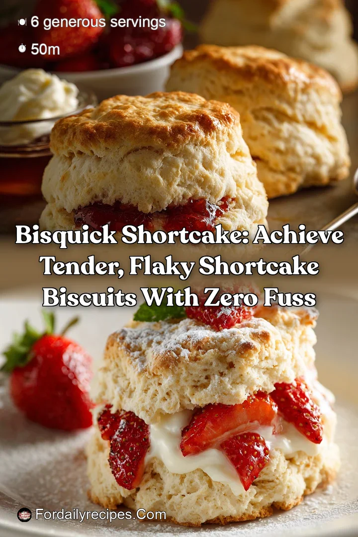 Bisquick Shortcake: Achieve Tender Flaky Shortcake Biscuits with Zero Fuss