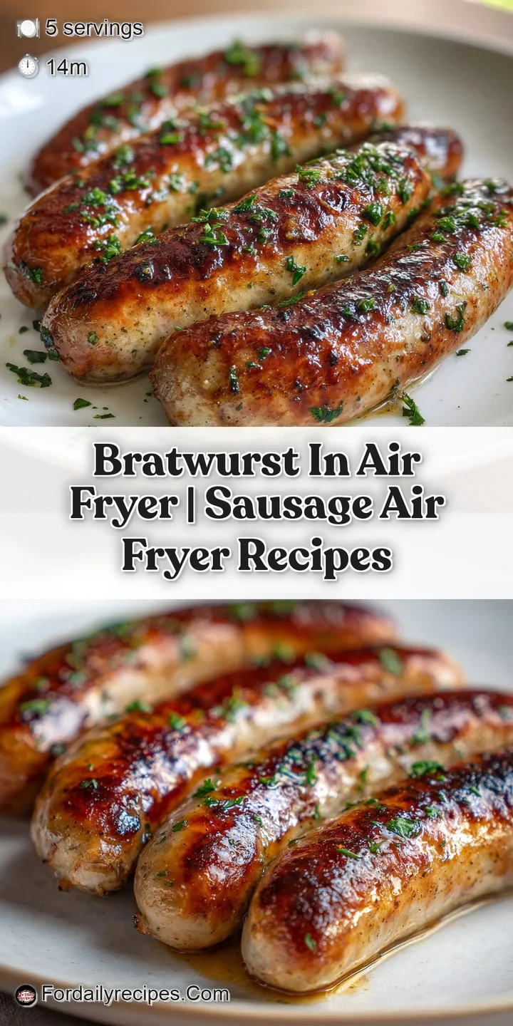 Close-up of a sizzling bratwurst. The casing is deeply browned and cracked, glistening with rendered fat. Mouthwatering, i...