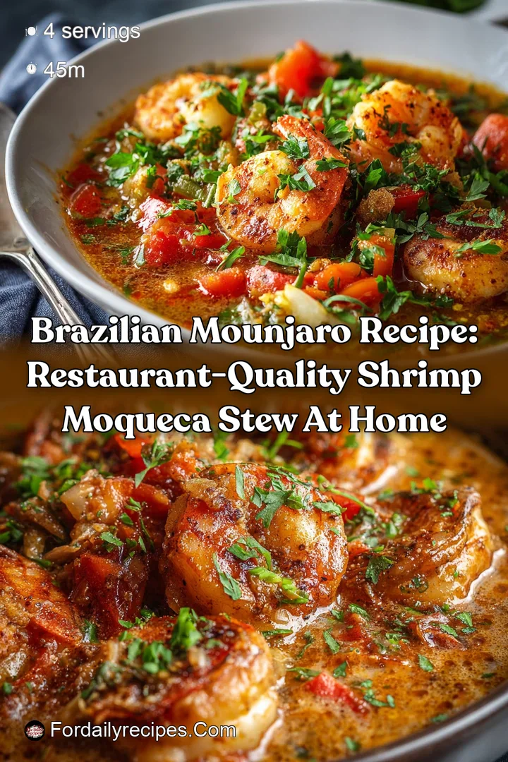 Brazilian Mounjaro Recipe: Restaurant-Quality Shrimp Moqueca Stew at Home