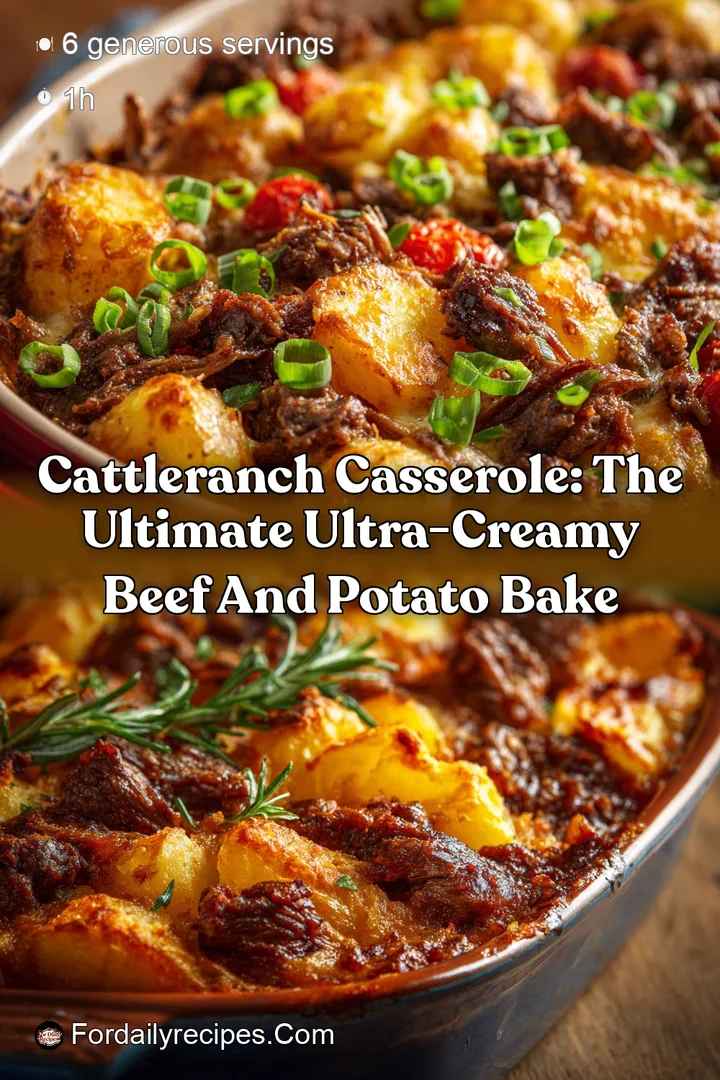 CattleRanch Casserole: The Ultimate Ultra-Creamy Beef and Potato Bake