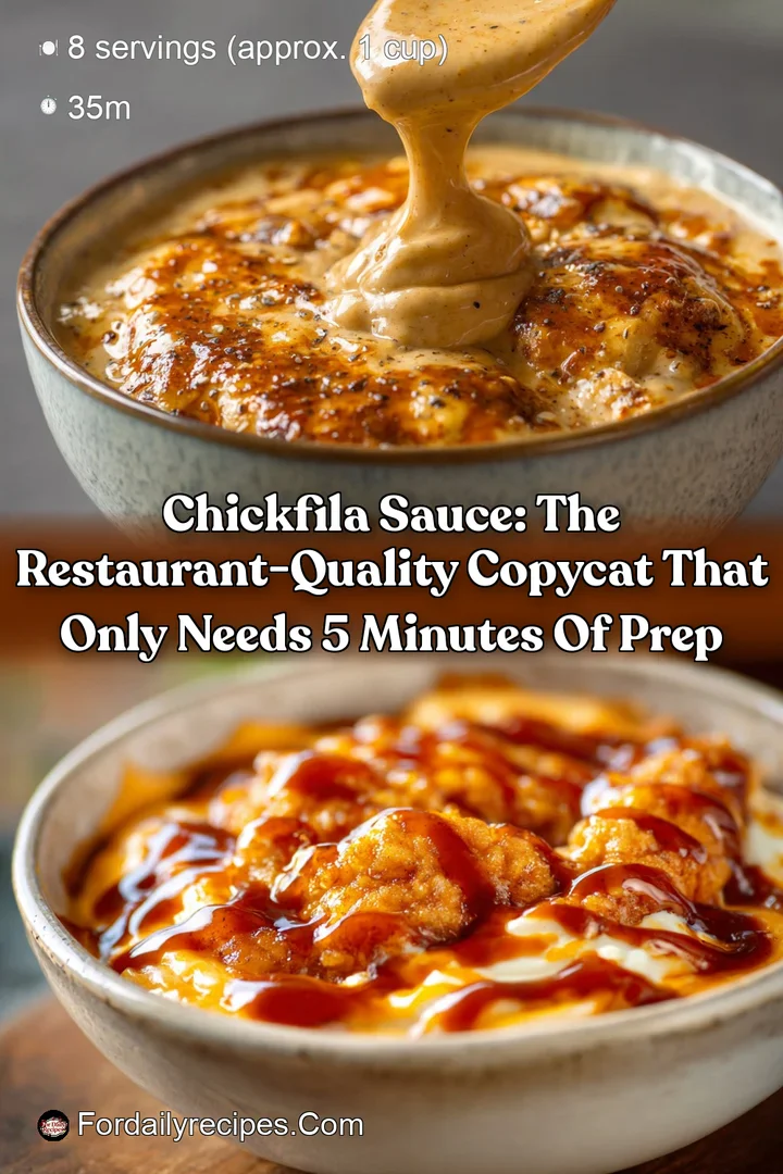 ChickfilA Sauce: The Restaurant-Quality Copycat That Only Needs 5 Minutes of Prep