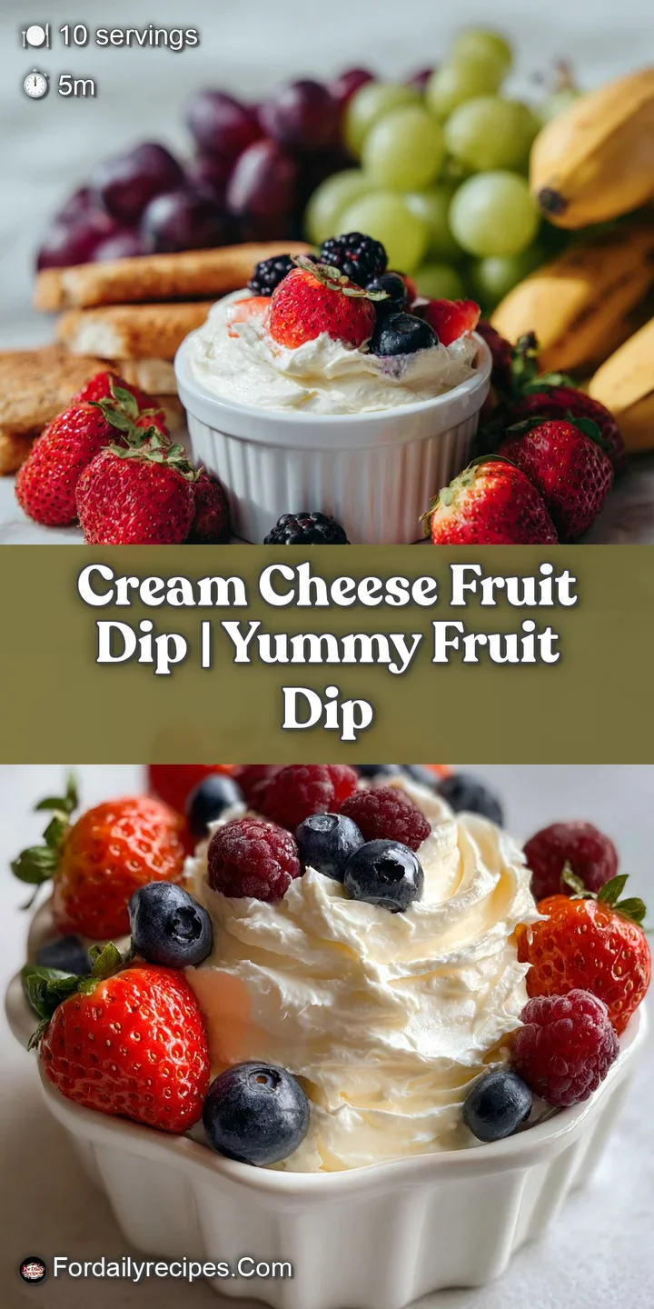 Close-up of creamy white fruit dip. Juicy strawberries and plump blueberries glisten, hinting at a cool, refreshing treat.