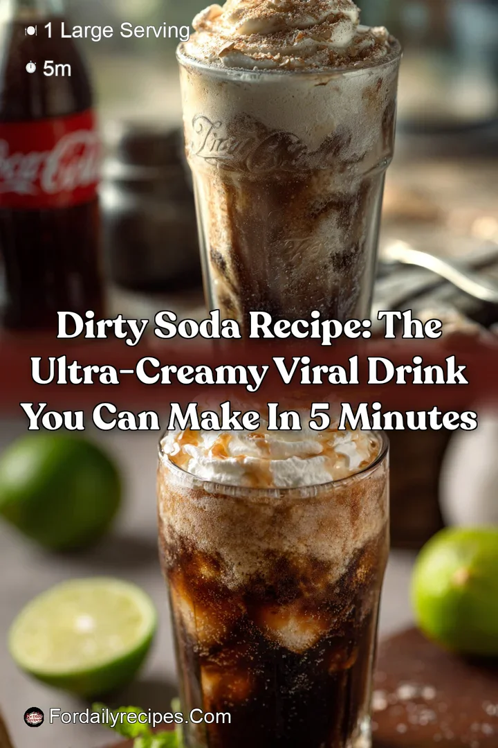 Dirty Soda Recipe: The Ultra-Creamy Viral Drink You Can Make in 5 Minutes