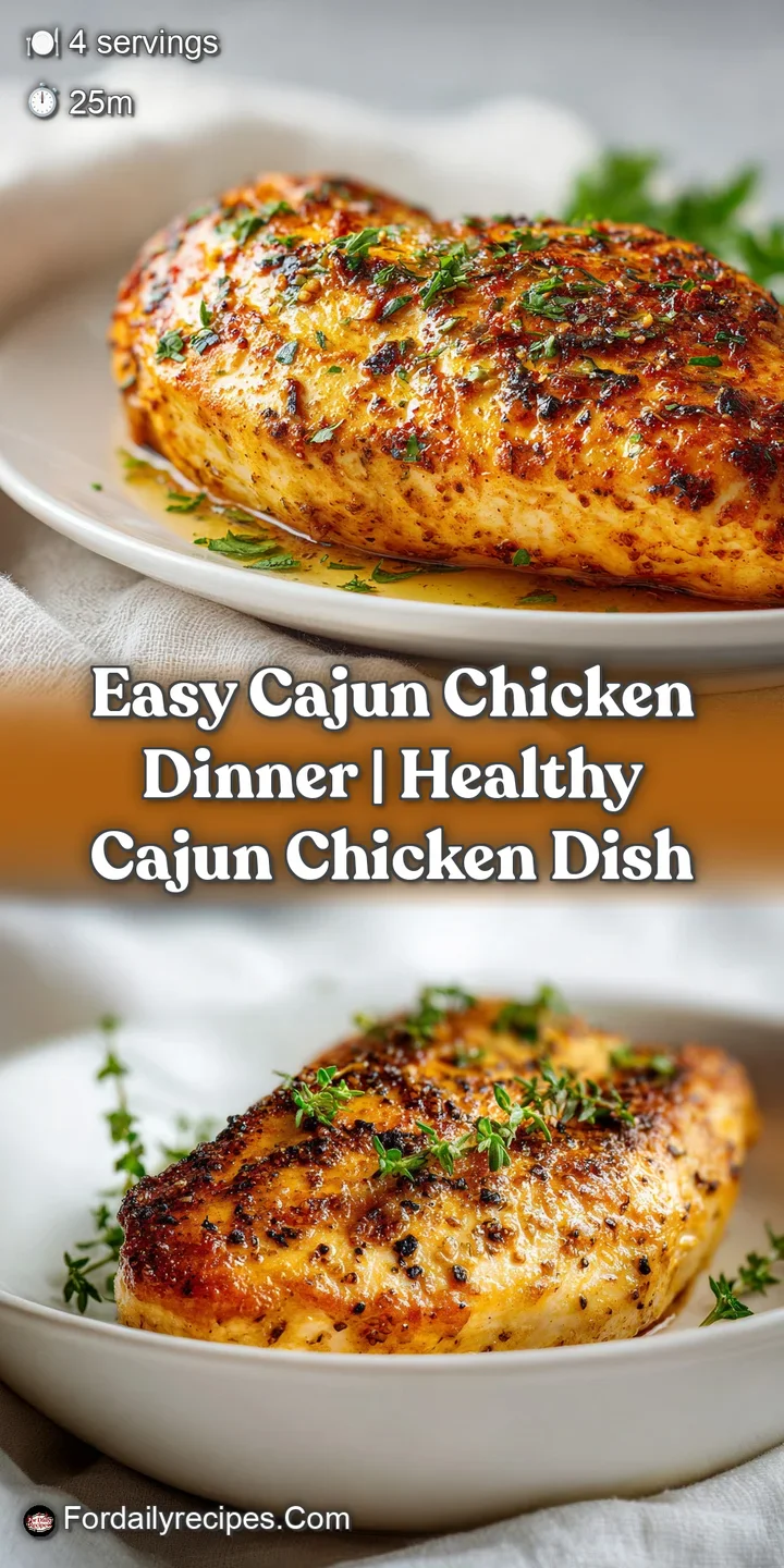 Tender Cajun chicken pieces glistening with spices, contrasted by cool, creamy yogurt. Diced red bell pepper adds a pop of...