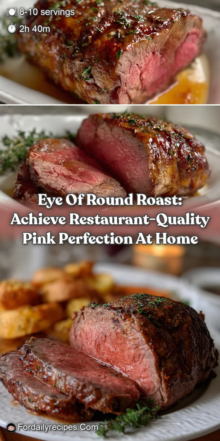 Eye of Round Roast: Achieve Restaurant-Quality Pink Perfection at Home
