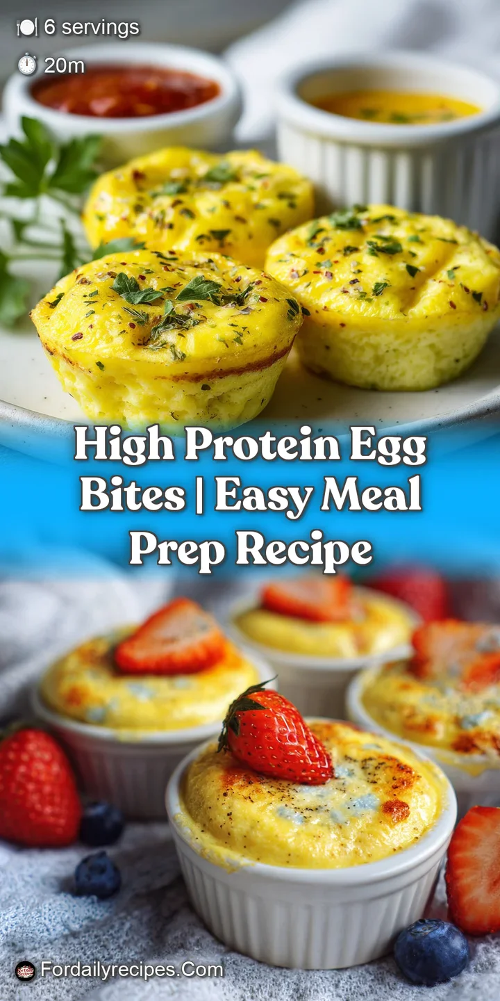 Close-up reveals moist, tender texture of a golden egg bite. Bits of red pepper & herbs add color and savory appeal.