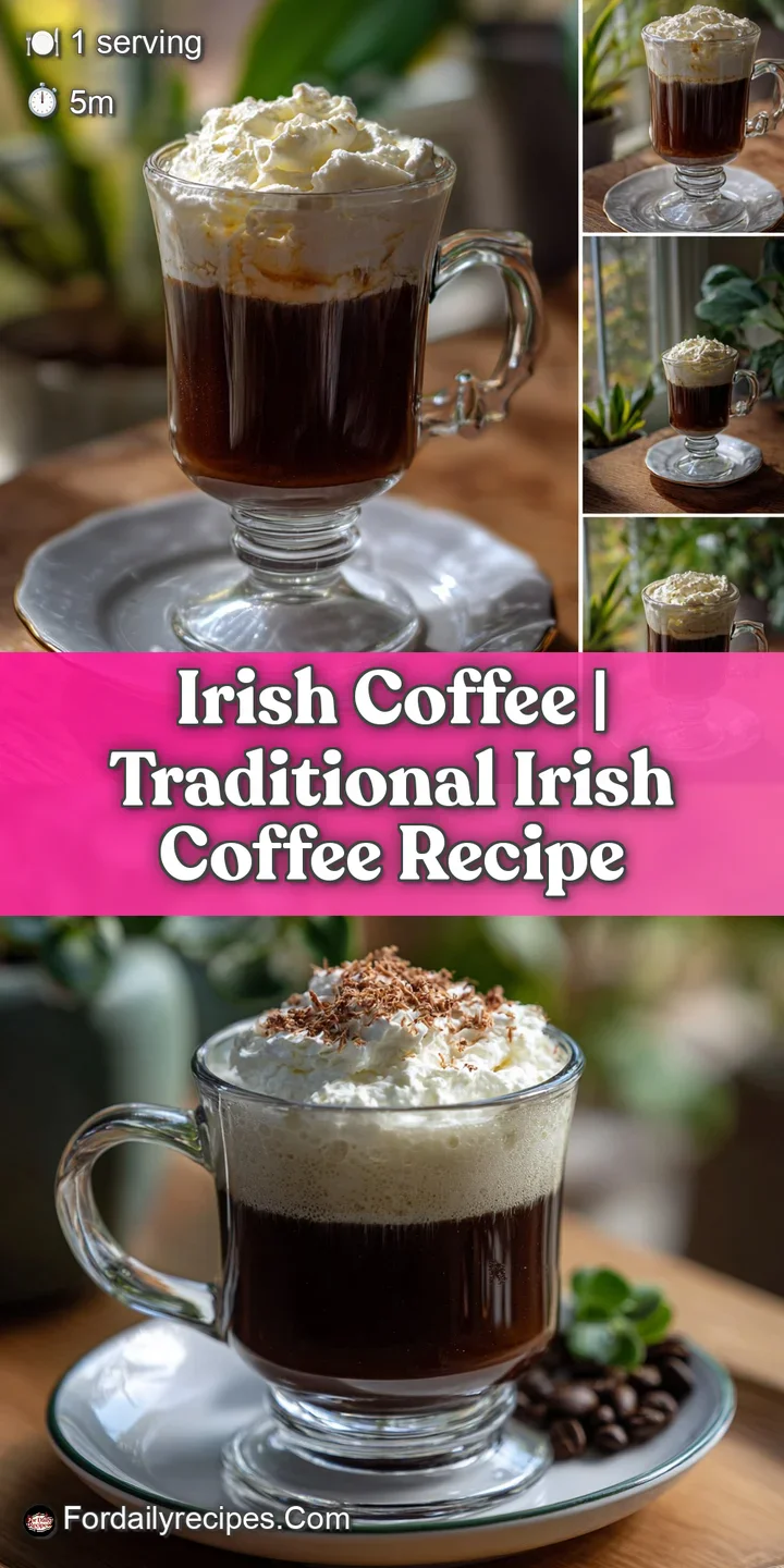 Close-up of Irish coffee foam, the textured cream swirls, hinting at warmth, whiskey, and sweet aromatic cocoa sprinkling.