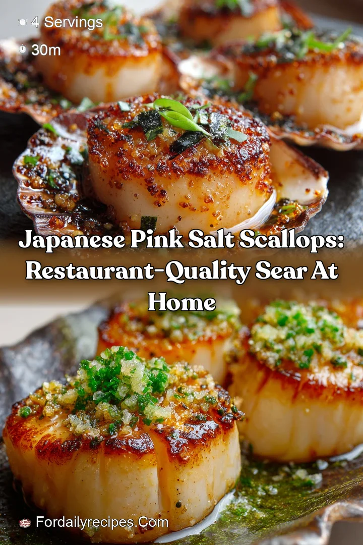 Japanese Pink Salt Scallops: Restaurant-Quality Sear at Home