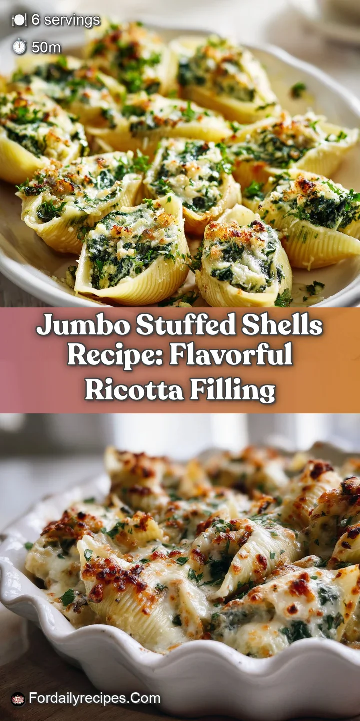 Close-up of cheesy, stuffed pasta shells bubbling in rich, red sauce. Steam rises, promising savory comfort and deliciousn...