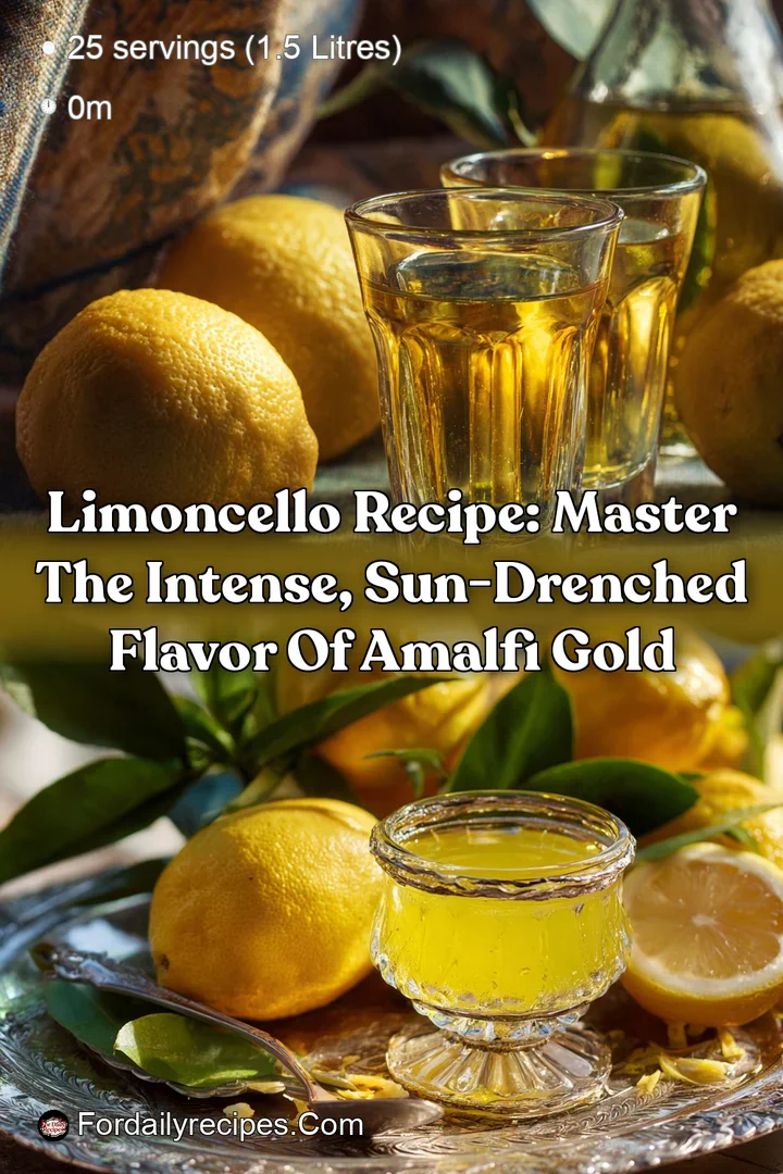 Limoncello Recipe: Master the Intense Sun-Drenched Flavor of Amalfi Gold