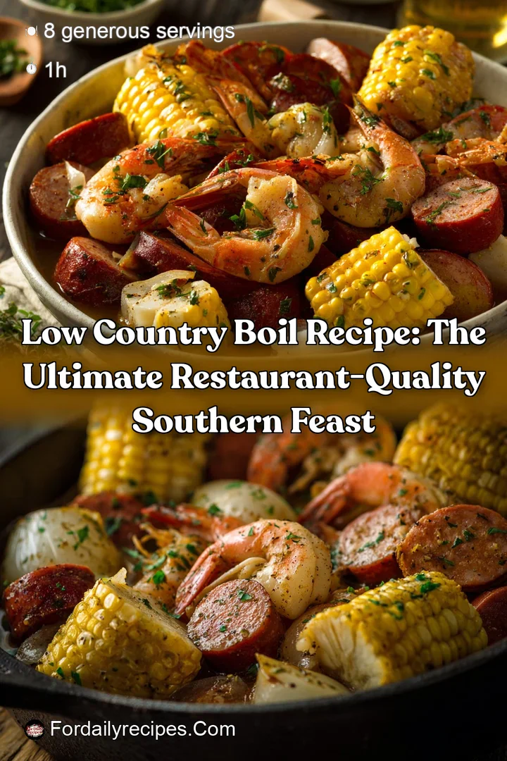 Low Country Boil Recipe: The Ultimate Restaurant-Quality Southern Feast