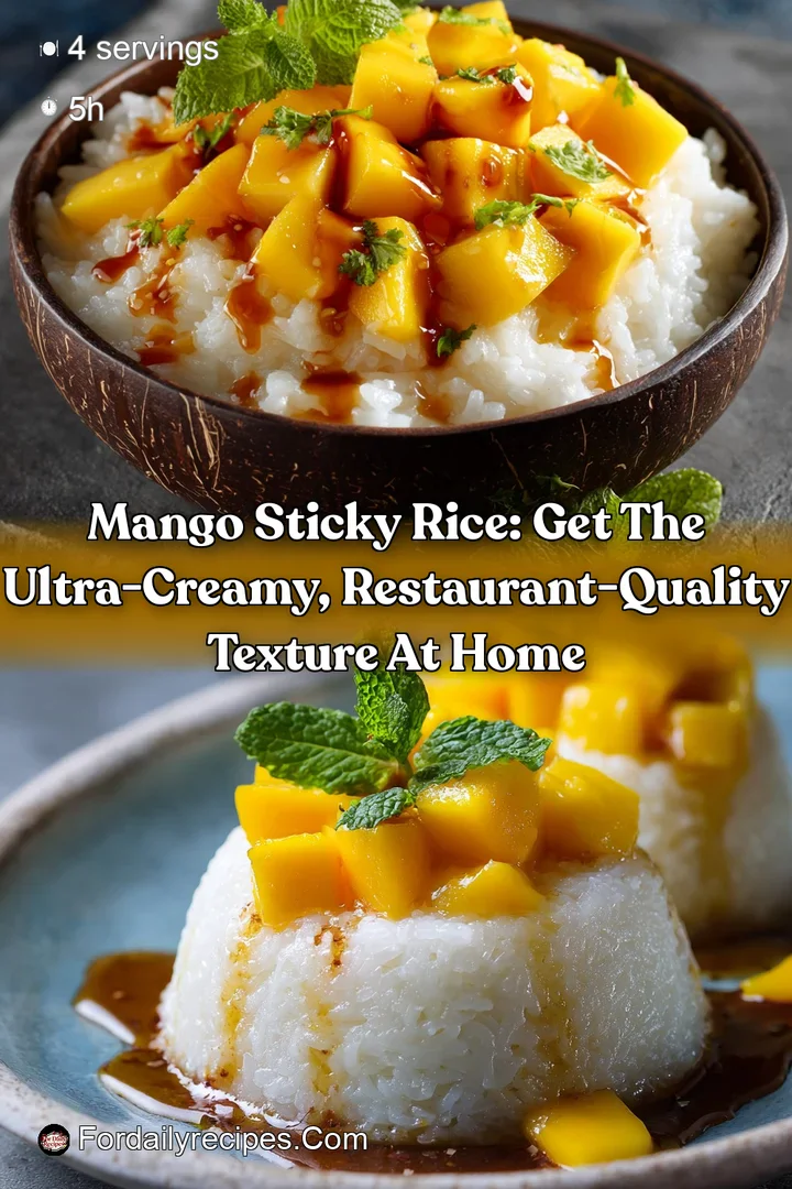 Mango Sticky Rice: Get the Ultra-Creamy Restaurant-Quality Texture at Home