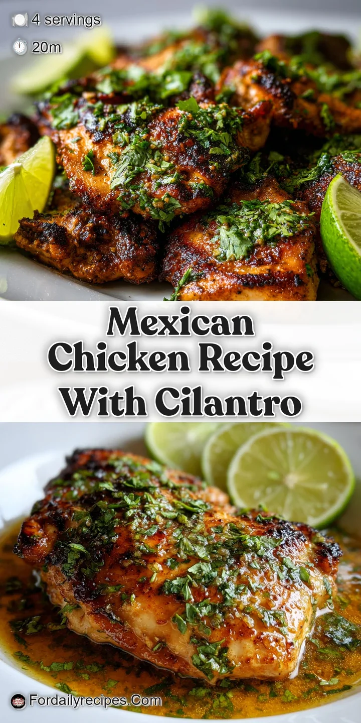 Close-up of tender, shredded chicken glistening with lime juice, highlighting the vibrant cilantro and savory spices.