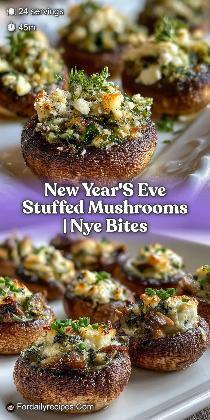 Close-up of a plump, juicy stuffed mushroom, showcasing its golden-brown crust and the tempting, savory filling peeking out.