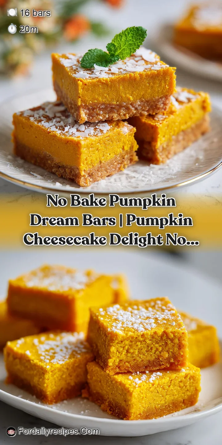 Close-up of a rich pumpkin bar with a velvety smooth texture and a swirl of white whipped topping.