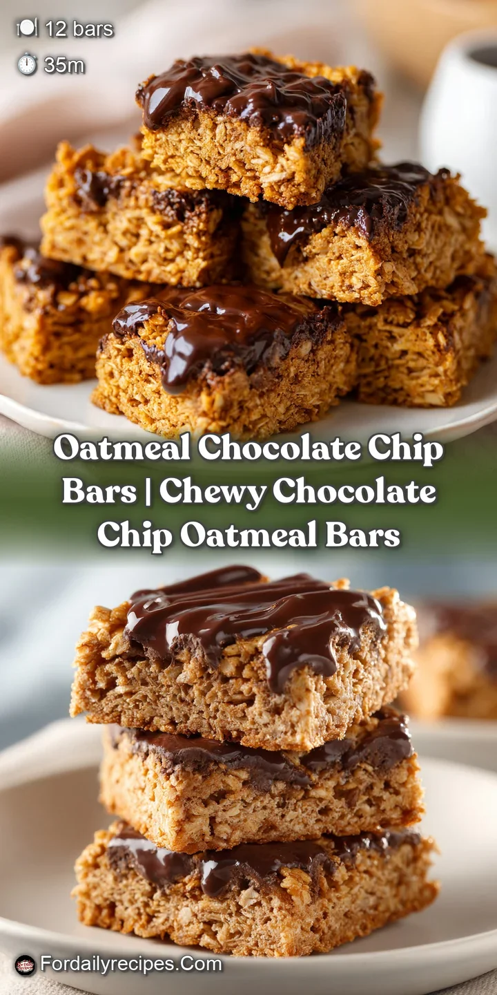 Macro shot of textured toasted oats and glistening melted chocolate chips in a warm, chewy dessert bar.