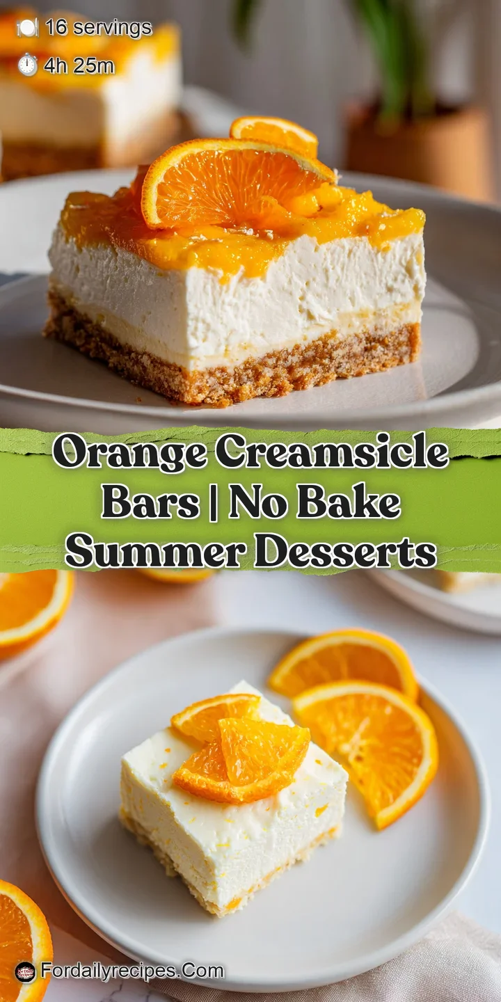 Close-up of a frozen orange and cream bar, showing smooth textures and bright citrus hues with condensation.
