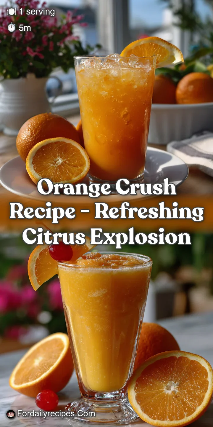 orange crush recipe - Refreshing Citrus Explosion