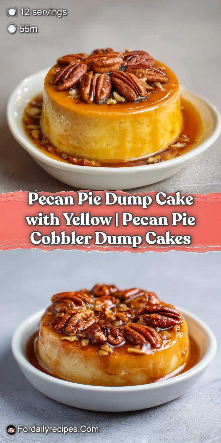 Close-up of glistening toasted pecans embedded in a soft, buttery golden cake with melted sugary syrup.