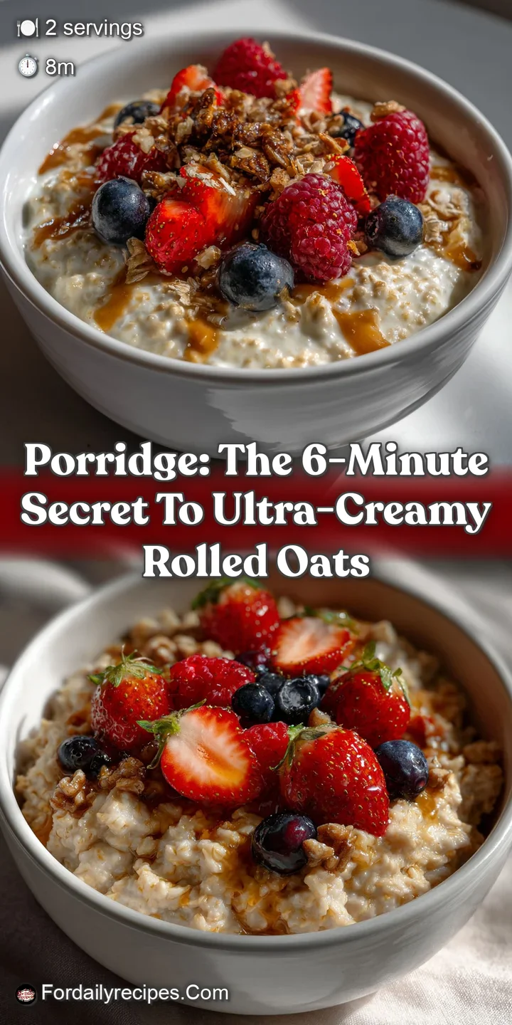 Porridge: The 6-Minute Secret to Ultra-Creamy Rolled Oats