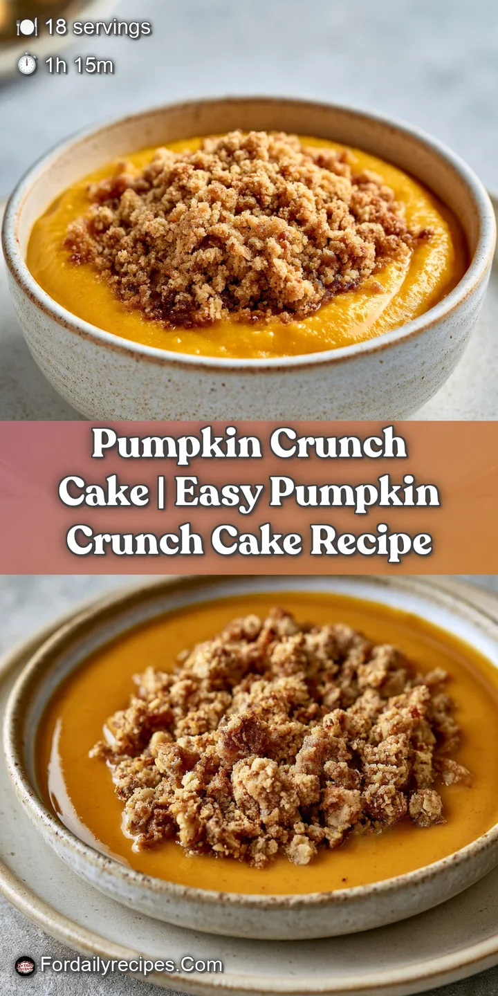 Close-up of a buttery, golden crumble topping shattering over a moist, spiced orange cake with warm tones.