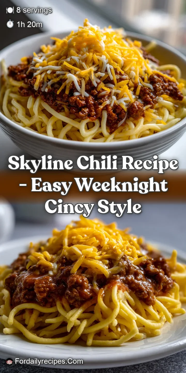 Skyline Chili Recipe - Easy Weeknight Cincy Style