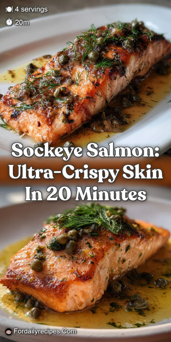 Sockeye Salmon: Ultra-Crispy Skin in 20 Minutes