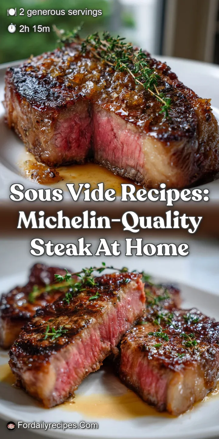 Sous Vide Recipes: Michelin-Quality Steak At Home