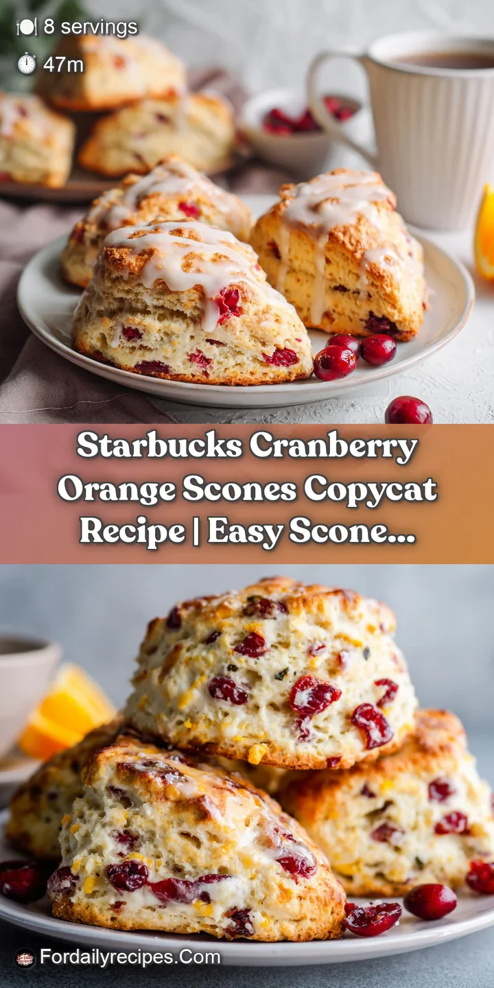 Close-up of a tender scone, revealing soft crumb and glistening cranberries studded within the golden crust.