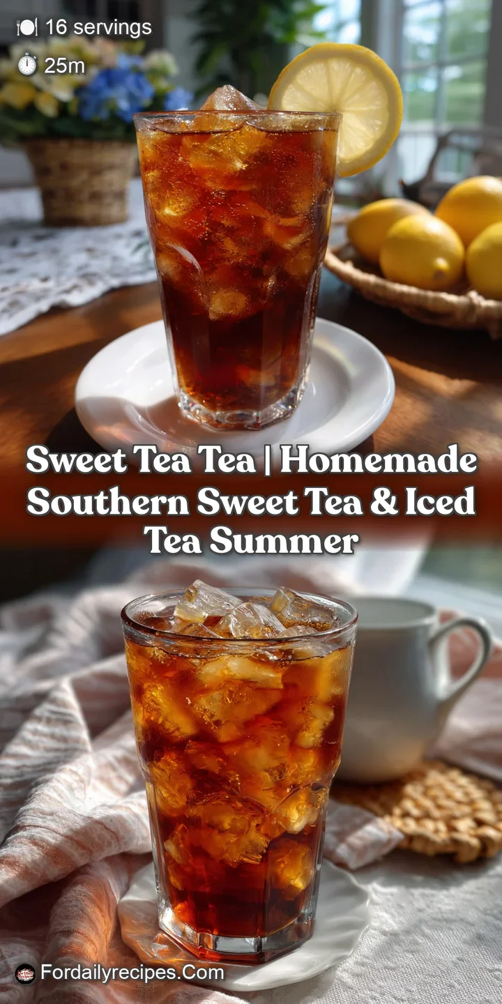 Sweet Tea Tea | Homemade Southern Sweet Tea & Iced Tea Summer