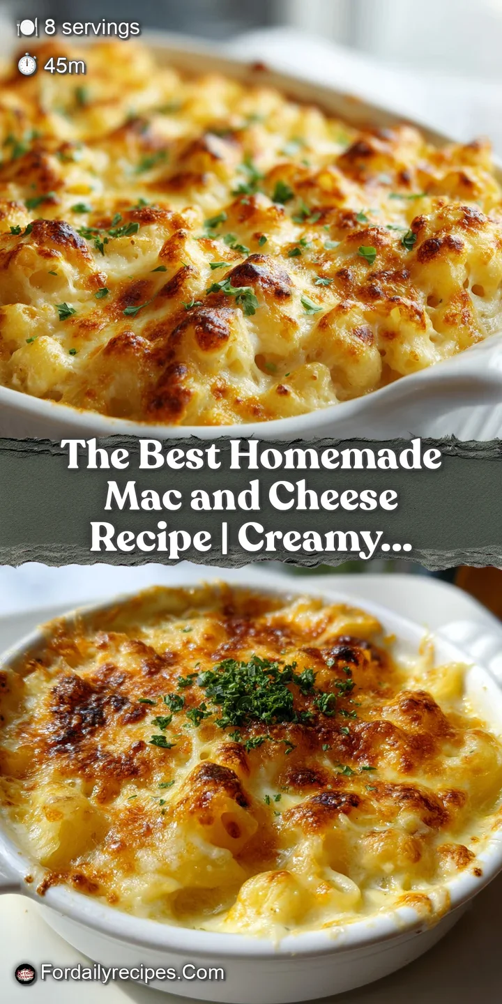 Close-up of warm, cheesy mac and cheese, showing the gooey texture and toasted breadcrumb topping with flecks of pepper.