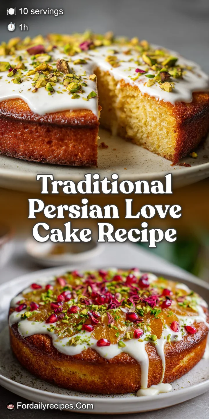 Close-up of a buttery cake's porous crumb, studded with green nuts and crimson petals, evoking warmth and delicate sweetness.