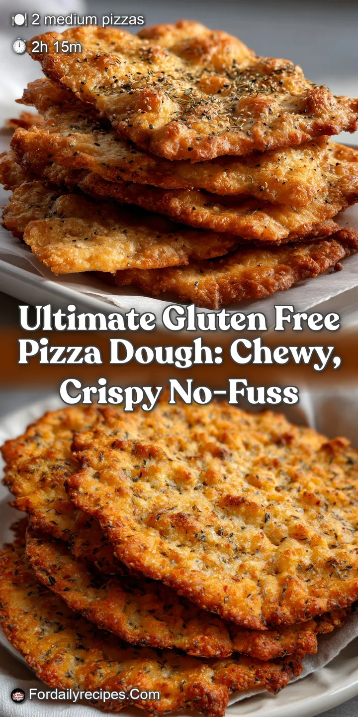 Ultimate Gluten Free Pizza Dough: Chewy Crispy No-Fuss