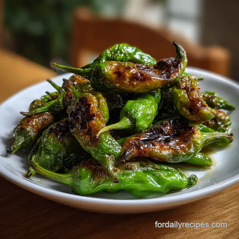 The 10 Minute Blistered Shishito Peppers Recipe