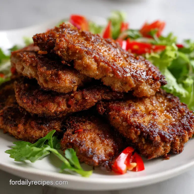 Seitan Recipes: 20 Minute Crispy Cutlets