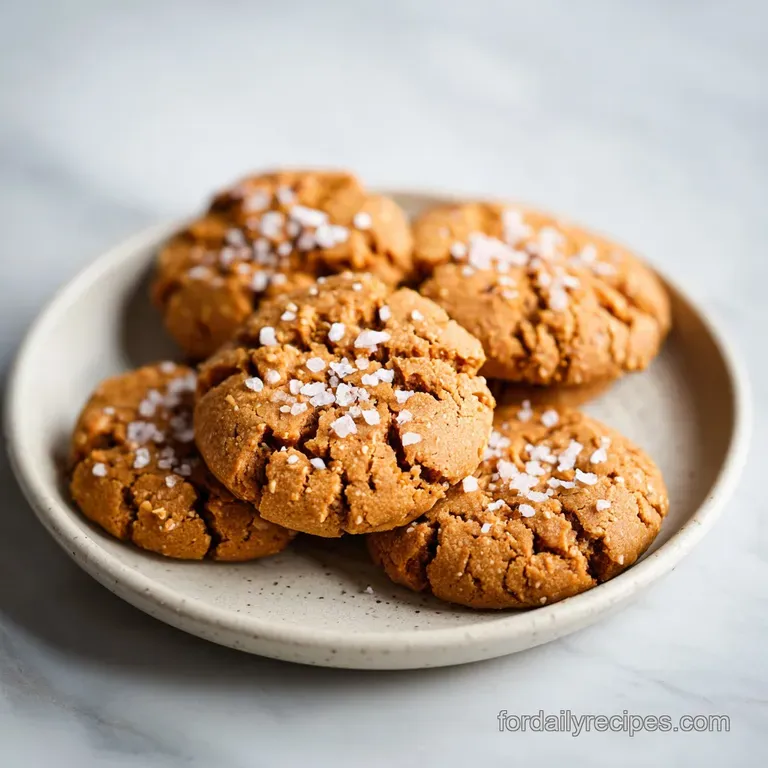 Peanut Butter Cookie with Sea Salt